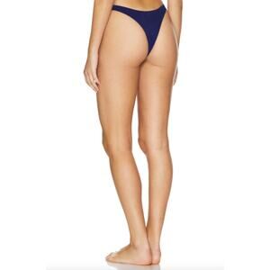 Mello the Label V Bikini Bottom - Navy - Cheeky Coverage - Size Medium